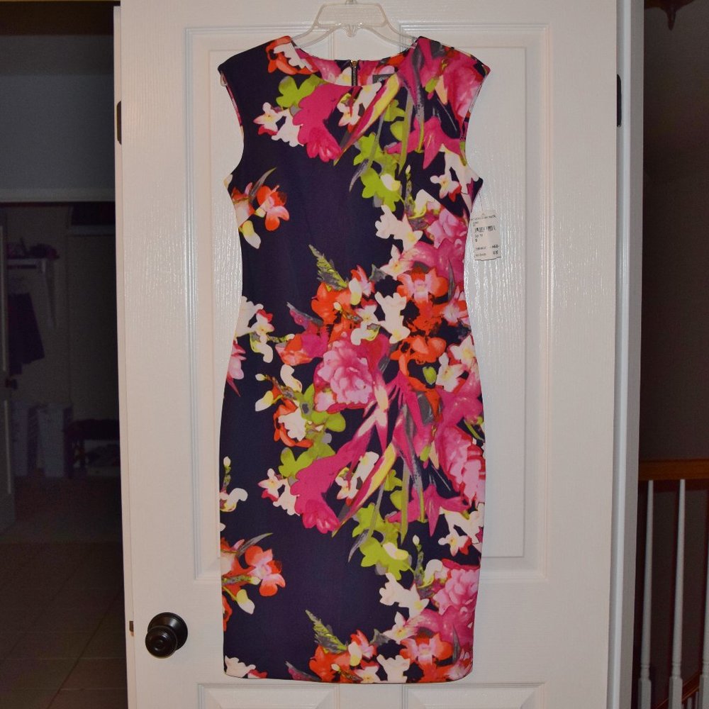 Nwt vince camuto floral sheath dress